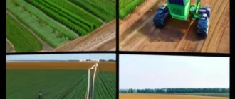 Автоматизированная сельскохозяйственная техника с сенсорами и системами контроля на поле