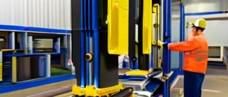 Инженеры разрабатывают и монтируют индивидуальную грузоподъемную технику на промышленном объекте