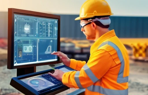 Современные образцы спецтехники с элементами IoT и телемеханики на строительной площадке 2026 года