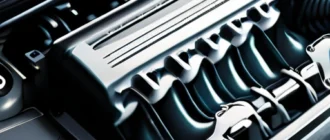 Контраст настоящей оригинальной запчасти и подделки в моторном отсеке автомобиля